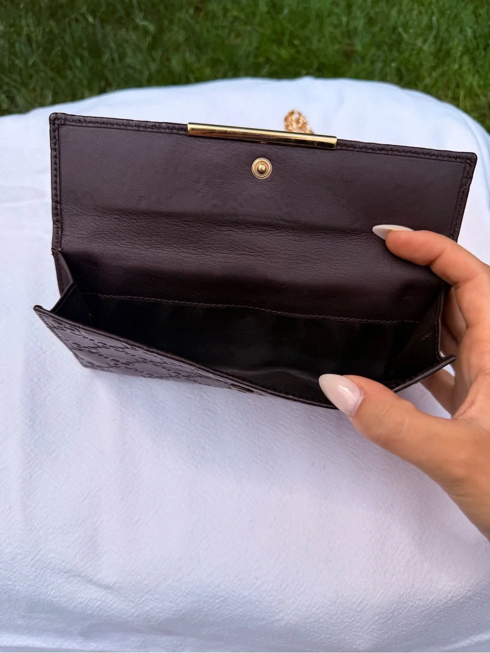 Gucci Guccissima Long Wallet (with unbranded chain) - Picture 8 of 9